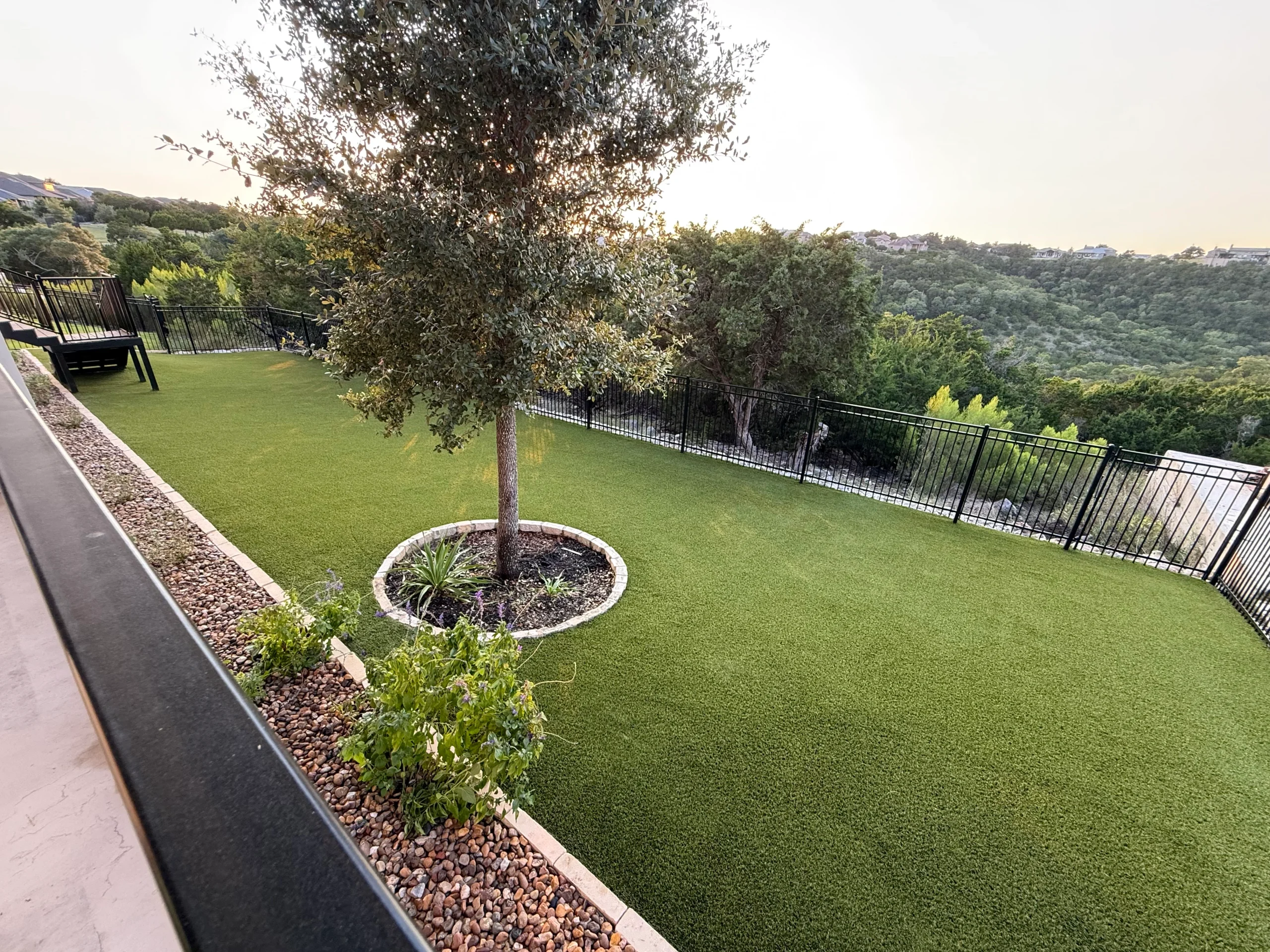 Artificial Turf Drainage System Installation in Deer Park, TX