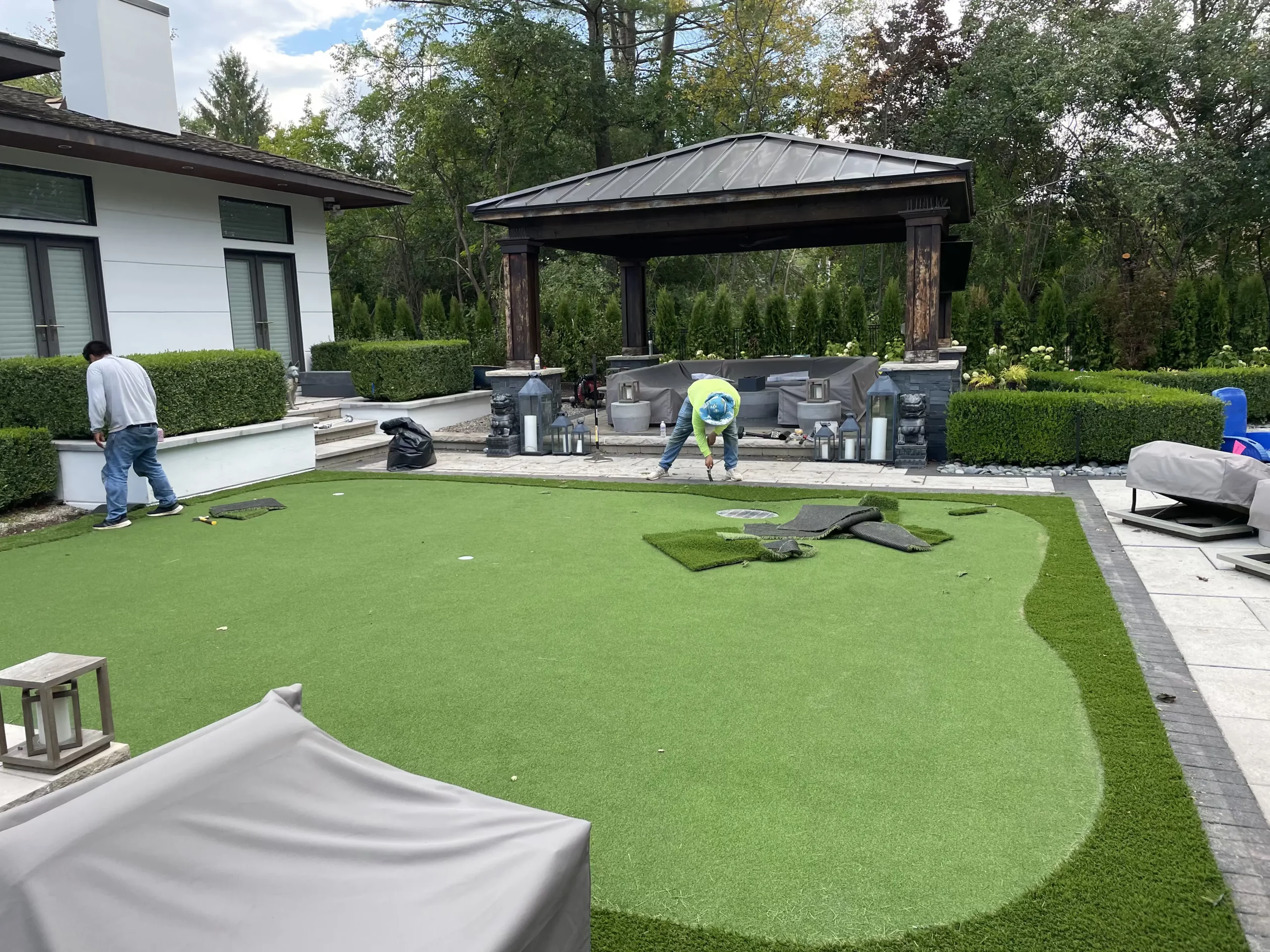 Synthetic Putting Green Design and Install in Deer Park, TX